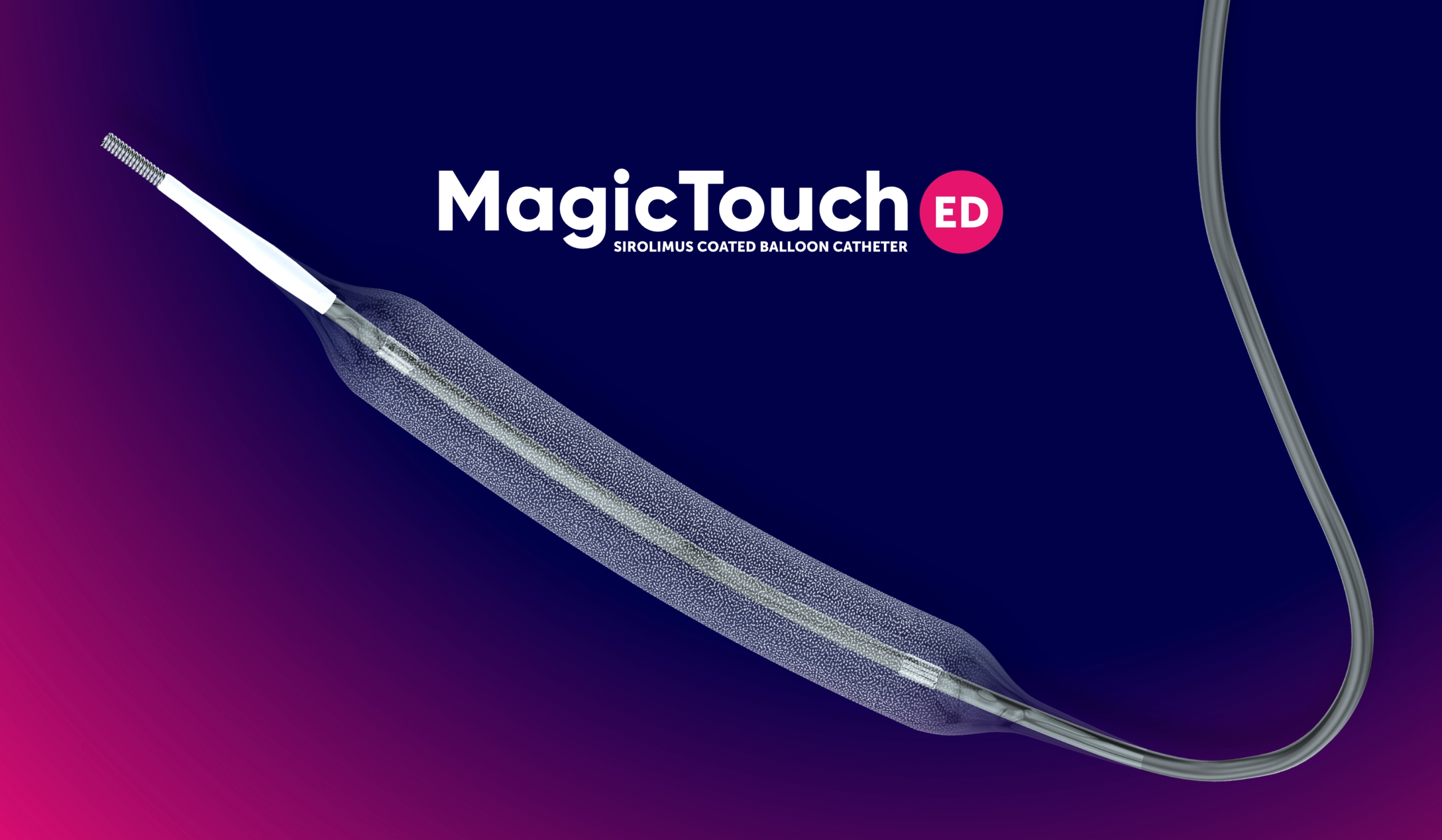 MagicTouch ED is Sirolimus Drug-Coated Balloon for Treatment Vasculogenic Erectile Dysfunction.